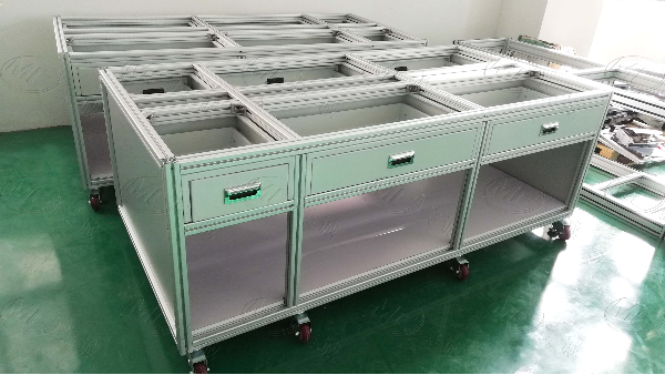 抽屜式鋁型材工作臺 抽屜式鋁型材工作臺
