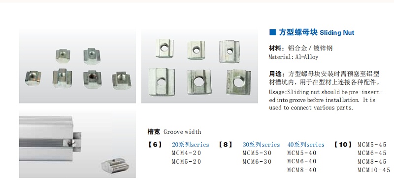方母、規(guī)格、示范圖